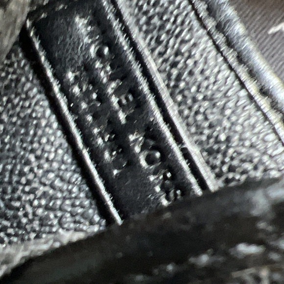 Michael Kors pattern Monogram Signature Tennis Logo Black Sneakers Shoes 9.5 - Picture 9 of 11